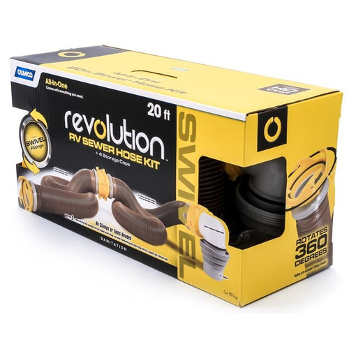 Camco 39625  20' Revolution RV Sewer Kit Image 2 Camco 39625  20' Revolution RV Sewer Kit Image 2