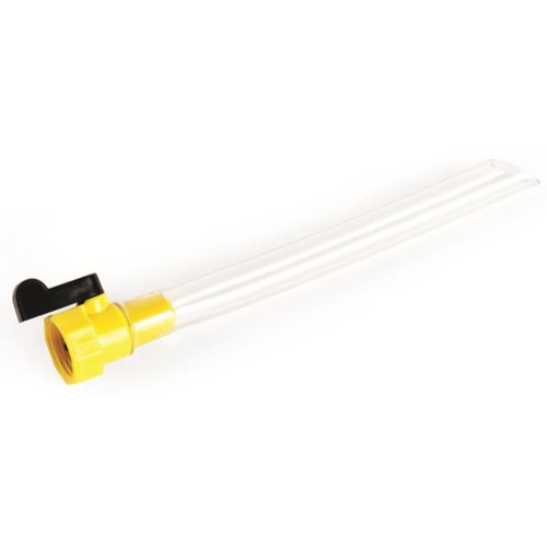 Camco 40003  RV Water Tank Fill Tube with Shut-off Valve Image 0