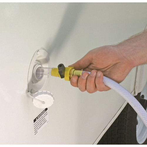 Camco 40003  RV Water Tank Fill Tube with Shut-off Valve Image 2