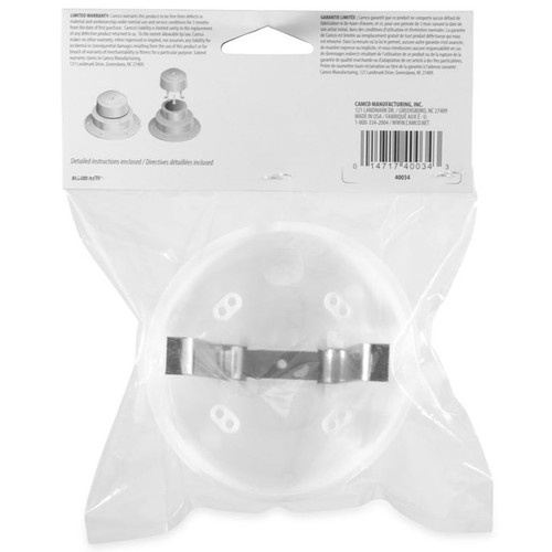 Camco 40034  RV Replace-All Plumbing Vent Cap - Polar White Image 4
