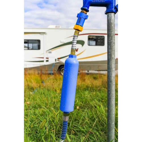 Camco 40043  TastePURE Water Filter (KDF) with Flexible Hose Protector Image 4