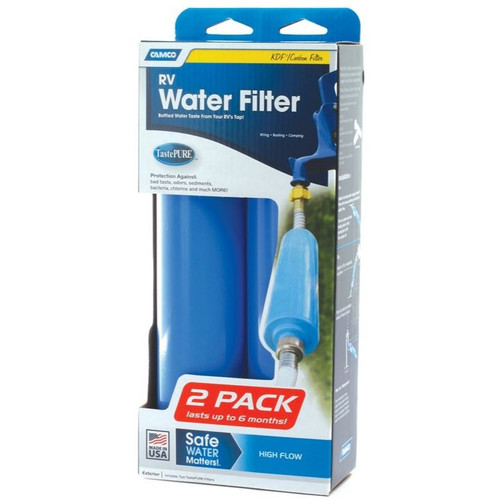 Camco 40045  TastePURE Water Filter (KDF) 2 Pack Image 1