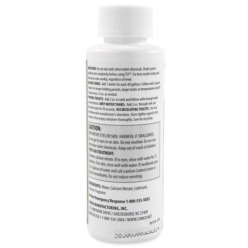 Camco 40221  TST Fresh Scent RV Holding Tank Toilet Treatment - 8 Pack (4oz Bottles) Image 4