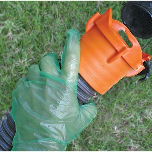 Camco 40285  Disposable Dump Gloves 100 Count Green Image 1