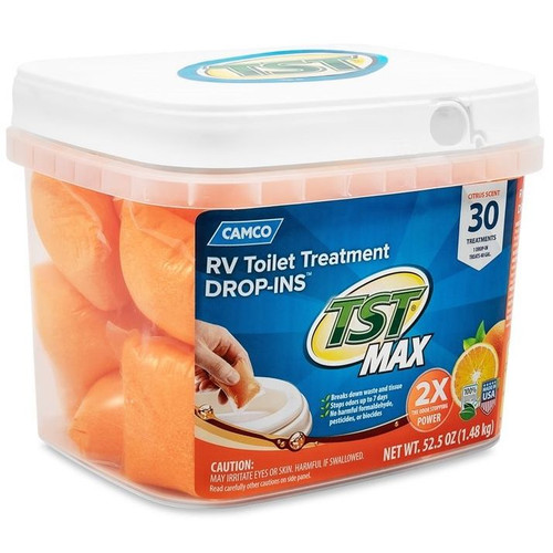 Camco 41183  Tst Max Orange Drop-Ins 30 Count Image 1