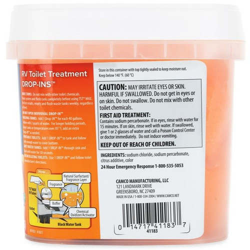 Camco 41183  Tst Max Orange Drop-Ins 30 Count Image 4