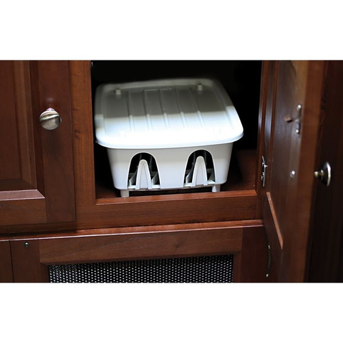 Camco 43511  RV Mini Dish Drainer and Tray - White Image 1 Camco 43511  RV Mini Dish Drainer and Tray - White Image 1