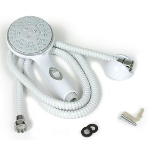 Camco 43714  RV Shower Head Kit - White Image 0 Camco 43714  RV Shower Head Kit - White Image 0