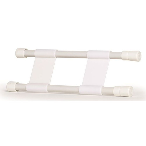 Camco 44093  10" to 17" RV Double Cupboard Securing Bar - White Image 0 Camco 44093  10" to 17" RV Double Cupboard Securing Bar - White Image 0
