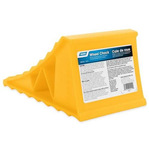Camco 44412  RV Wheel Chock - Yellow Image 4