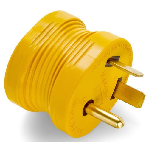 Camco 55233  RV Adapter 30M/15F Power Grip Image 0
