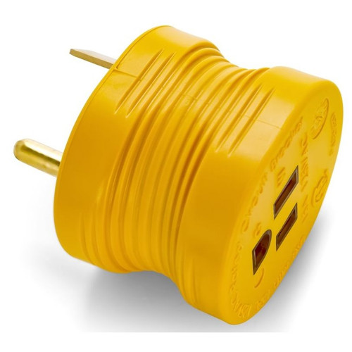 Camco 55233  RV Adapter 30M/15F Power Grip Image 1