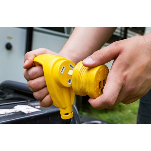 Camco 55233  RV Adapter 30M/15F Power Grip Image 4