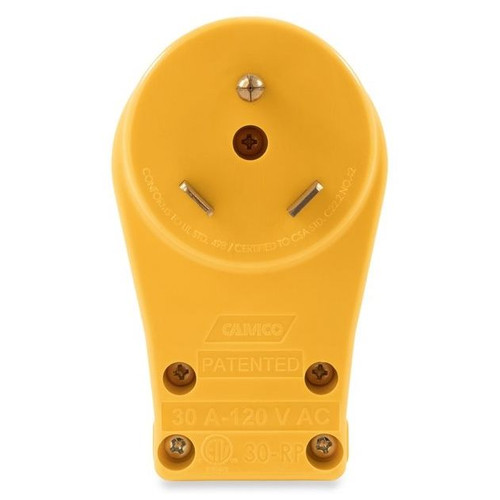 Camco 55245  RV Male Replacement Plug 30A Power Grip Image 2