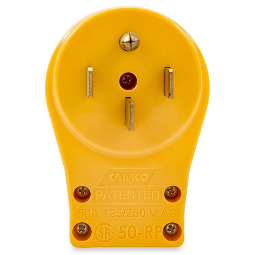Camco 55255  RV Male Replacement Plug 50A Power Grip Image 2