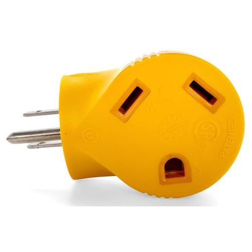 Camco 55325  RV Female Adapter 15M/30F 90 Degree Power Grip Image 2