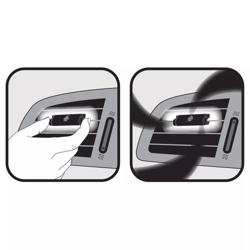 Little Trees CTK-52731  Vent Wrap Car Air Freshener Black Ice Scent - 4 per Package Image 4