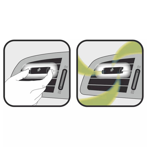 Little Trees CTK-52732  Vent Wrap Car Air Freshener Vanillaroma Scent - 4 per Package Image 4