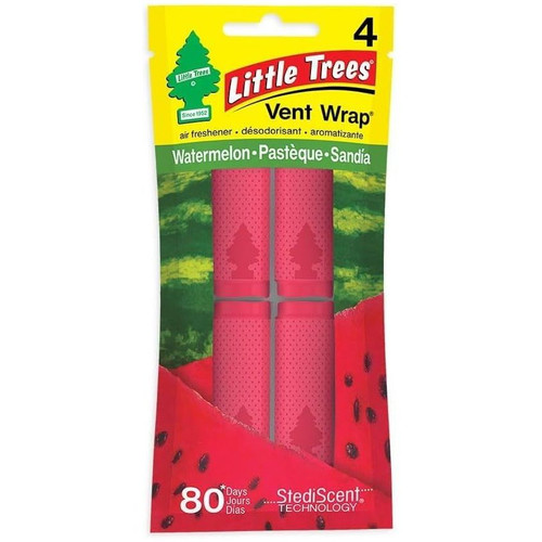 Little Trees CTK-52744  Vent Wrap Car Air Freshener Watermelon Scent - 4 per Package Image 0