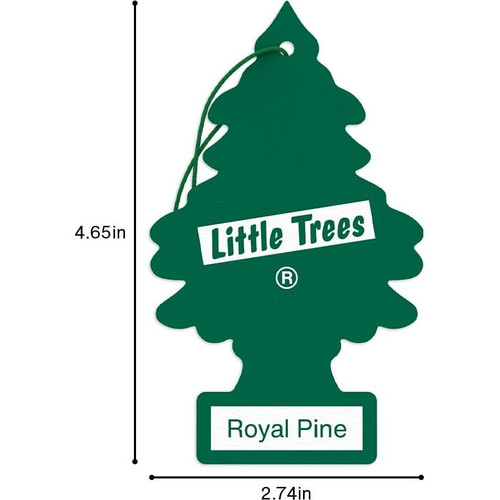 Little Trees U1P10101  Car Air Freshener Royal Pine Scent - Single Tree per Package Image 6