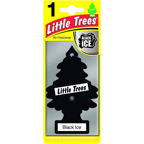 Little Trees U1P10155  Car Air Freshener Black Ice Scent - Single Tree per Package Image 1