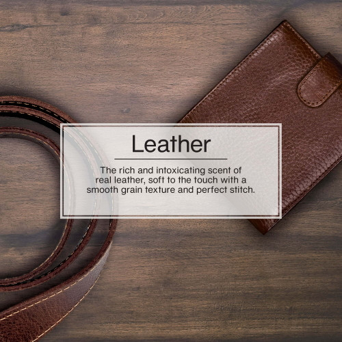 Little Trees U1P10290  Car Air Freshener Leather Scent - Single Tree per Package Image 4