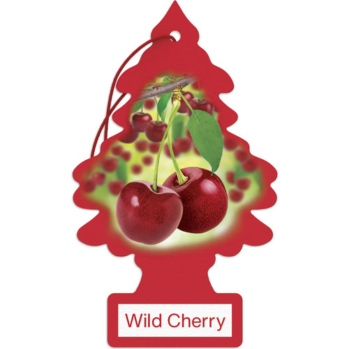 Little Trees U1P10311  Car Air Freshener Wild Cherry Scent - Single Tree per Package Image 0