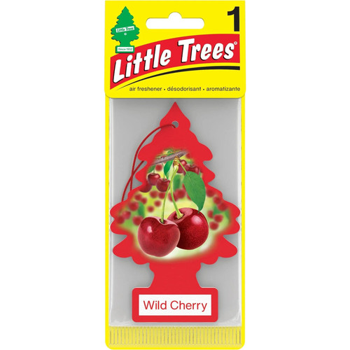 Little Trees U1P10311  Car Air Freshener Wild Cherry Scent - Single Tree per Package Image 1