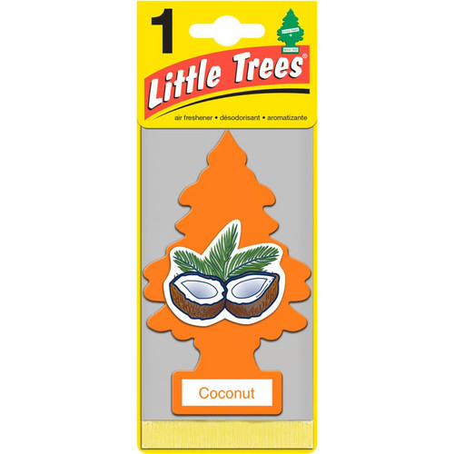 Little Trees U1P10317  Car Air Freshener Coconut Scent - Single Tree per Package Image 1