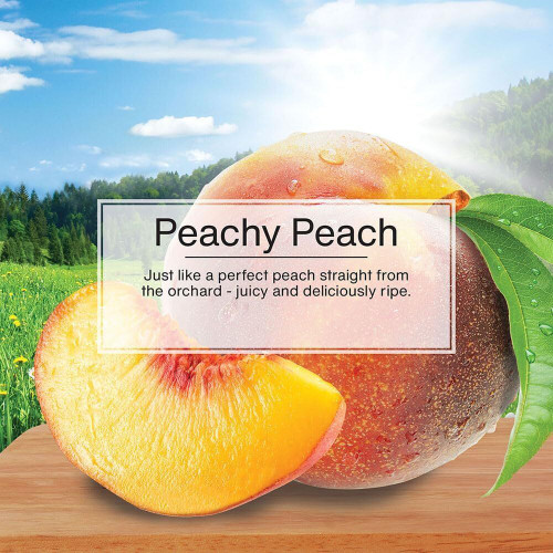 Little Trees U1P10319  Car Air Freshener Peachy Peach Scent - Single Tree per Package Image 4