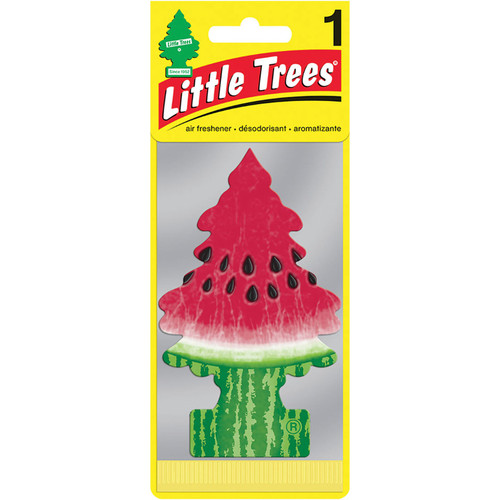 Little Trees U1P10320  Car Air Freshener Watermelon Scent - Single Tree per Package Image 1