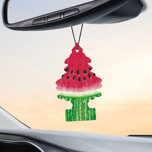 Little Trees U1P10320  Car Air Freshener Watermelon Scent - Single Tree per Package Image 3