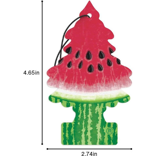 Little Trees U1P10320  Car Air Freshener Watermelon Scent - Single Tree per Package Image 6