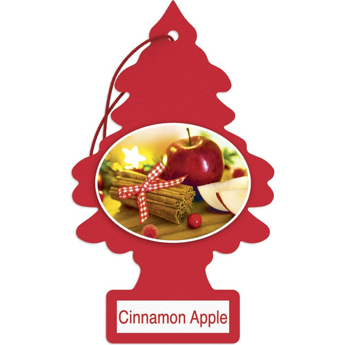 Little Trees U1P10338  Car Air Freshener Cinnamon Apple Scent - Single Tree per Package Image 0