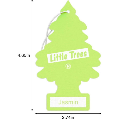 Little Trees U1P10433  Car Air Freshener Jasmin Scent - Single Tree per Package Image 6