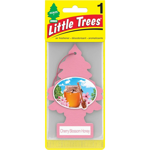 Little Trees U1P10476  Car Air Freshener Cherry Blossom Honey Scent - Single Tree per Package Image 1