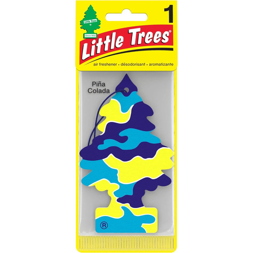 Little Trees U1P10967  Car Air Freshener Piña Colada Scent - Single Tree per Package Image 1