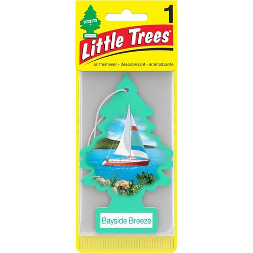 Little Trees U1P17121  Car Air Freshener Bayside Breeze Scent - Single Tree per Package Image 1