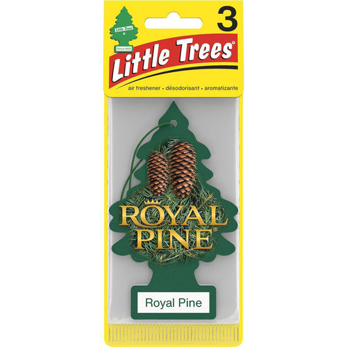 Little Trees U3S32001  Car Air Freshener Royal Pine Scent - 3 Trees per Package Image 1