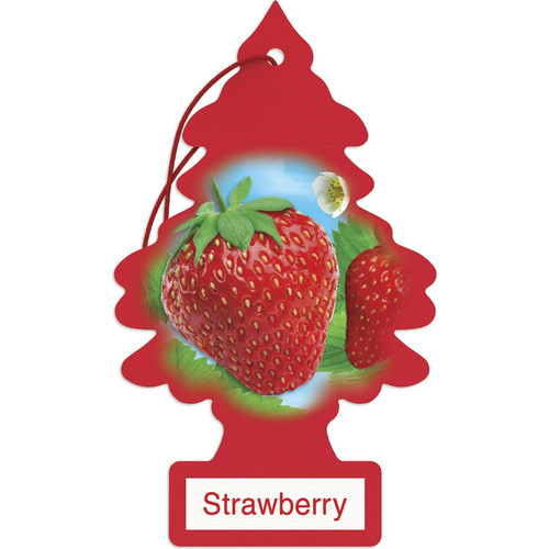 Little Trees U3S32012  Car Air Freshener Strawberry Scent - 3 Trees per Package Image 0