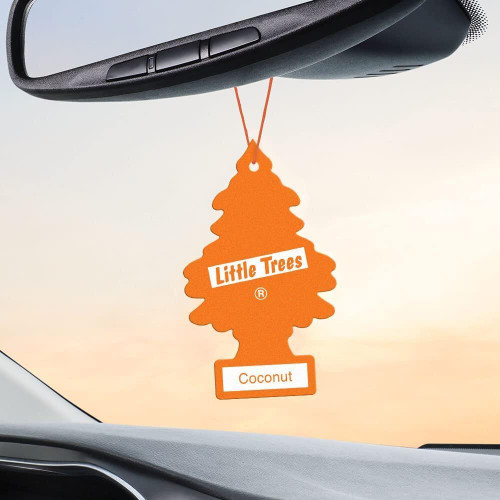 Little Trees U3S32017  Car Air Freshener Coconut Scent - 3 Trees per Package Image 3
