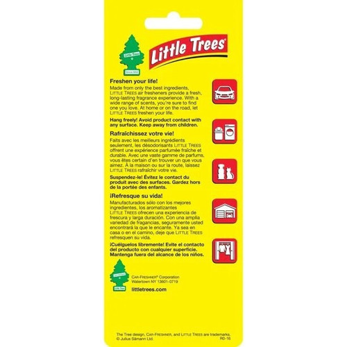 Little Trees U3S32038  Car Air Freshener Cinnamon Apple Scent - 3 Trees per Package Image 2