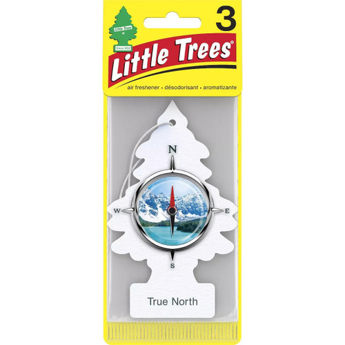 Little Trees U3S37146  Car Air Freshener True North Scent - 3 Trees per Package Image 1