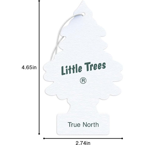 Little Trees U3S37146  Car Air Freshener True North Scent - 3 Trees per Package Image 6
