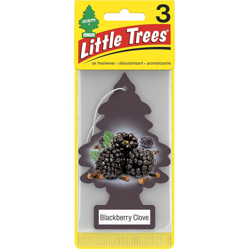 Little Trees U3S37343  Car Air Freshener Blackberry Clove Scent - 3 Trees per Package Image 1