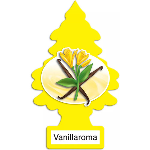 Little Trees U6P60105  Car Air Freshener Vanillaroma Scent - 6 Trees per Package Image 0