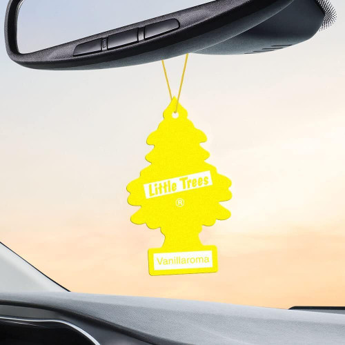 Little Trees U6P60105  Car Air Freshener Vanillaroma Scent - 6 Trees per Package Image 3