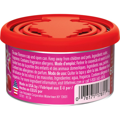 Little Trees UFC-17811-24  Fiber Can Air Freshener Cherry Blast Scent Image 1