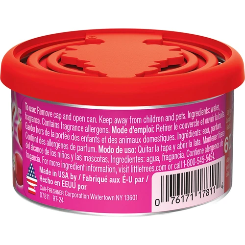 Little Trees UFC-17811-24  Fiber Can Air Freshener Cherry Blast Scent Image 1