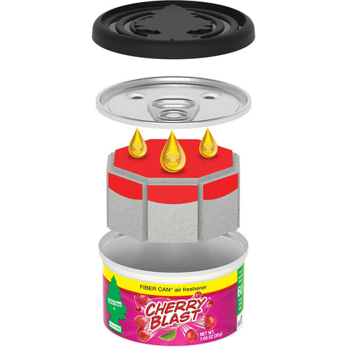Little Trees UFC-17811-24  Fiber Can Air Freshener Cherry Blast Scent Image 3